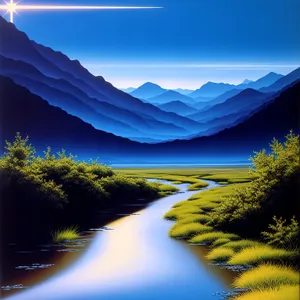 Serenity at Sunset: Reflections on a Mountain Lake