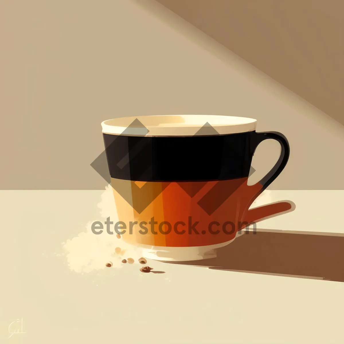 Picture of Hot Breakfast Refreshment in Ceramic Coffee Mug