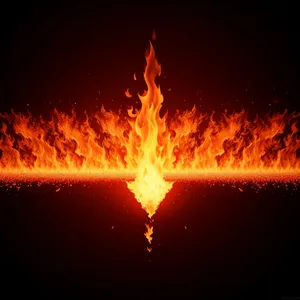 Blazing Inferno: A Fiery Power of Heat and Flame