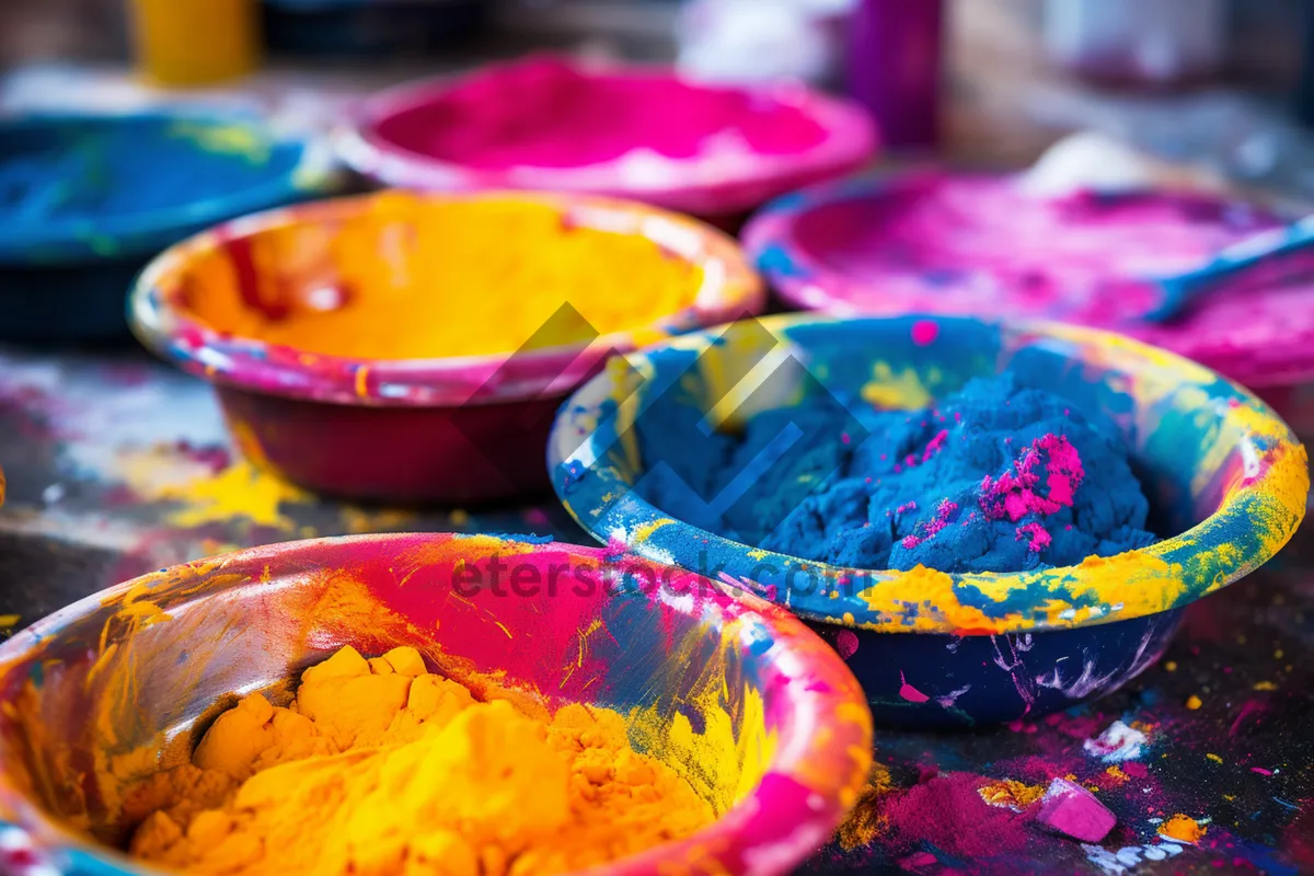 Picture of Colorful Birthday Cake Celebration.