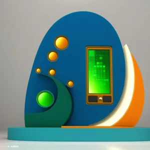 Bright Orange Shiny Icon Set - Web Design Elements