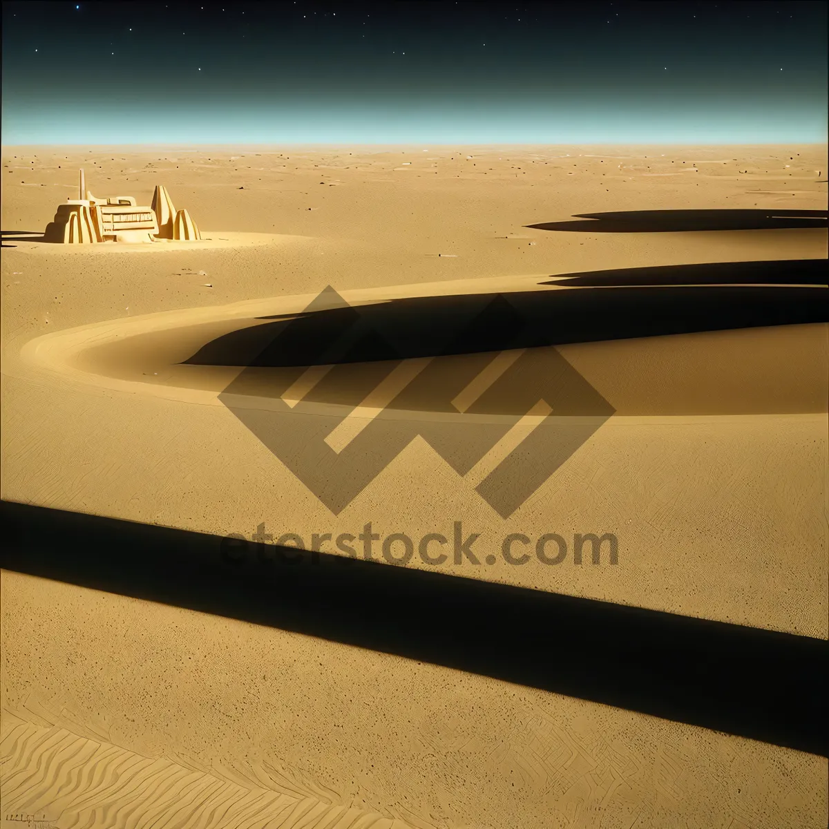 Picture of Minimalistic Sandstone Vessel Bathtub with Ambient Lighting