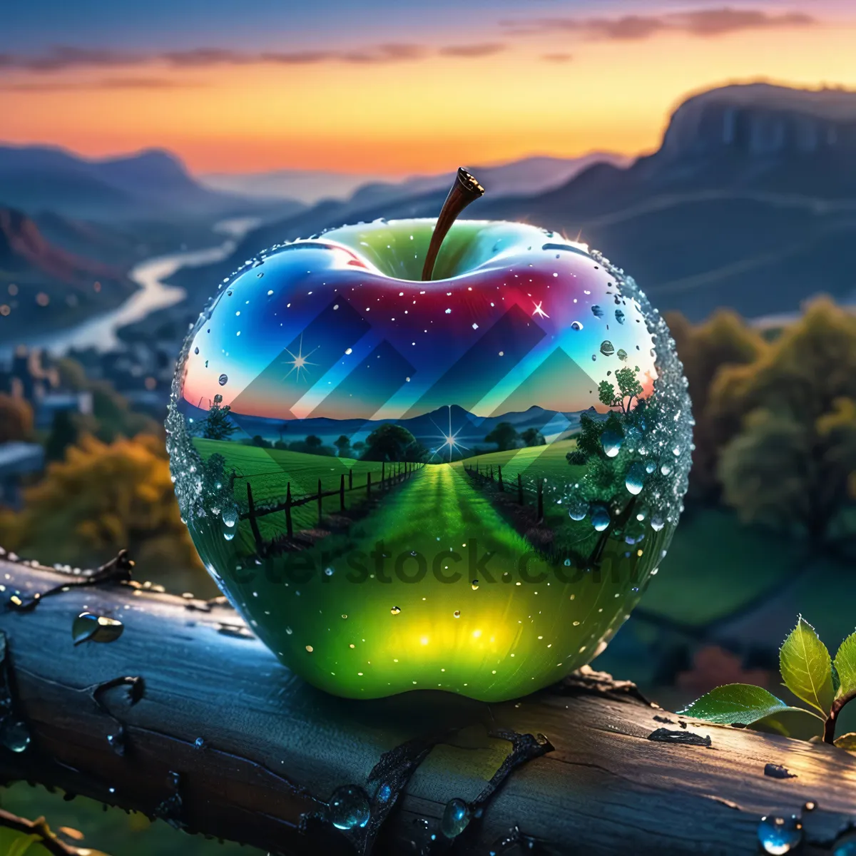 Picture of Fresh and Delicious Apple for Healthy Eating