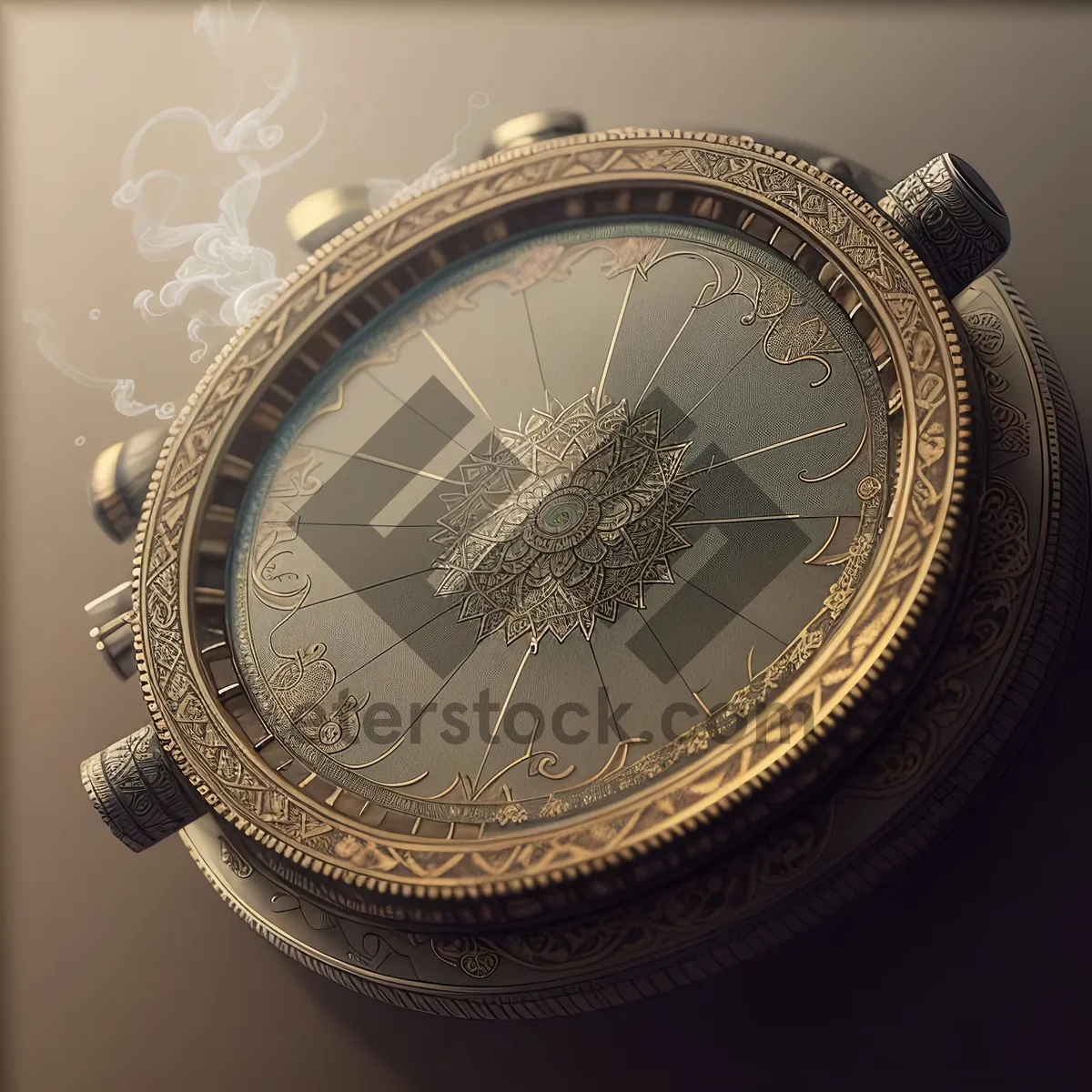 Picture of Vintage Navigational Timepiece: A Symbol of Direction and Travel.