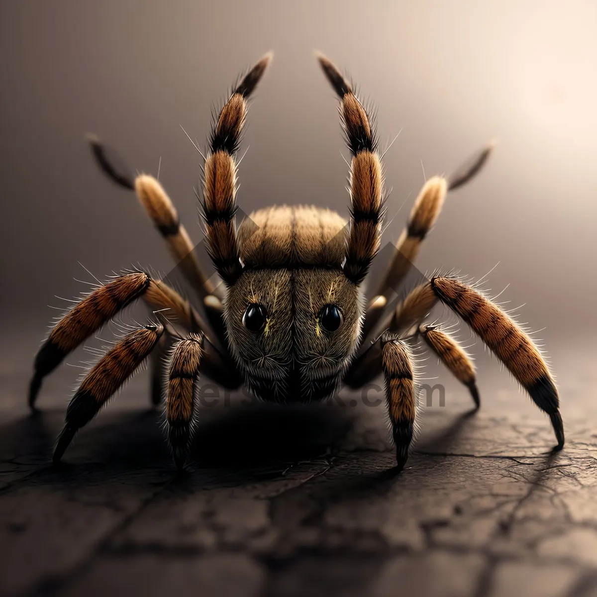 Picture of Creepy Garden Spider - Scary Arachnid Predator