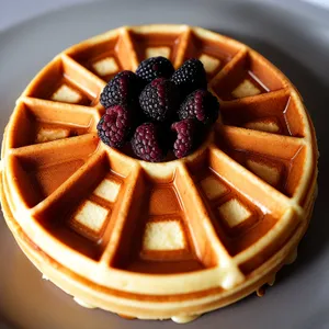 Gourmet Berry Chocolate Trivet: Sweet Delight on a Plate