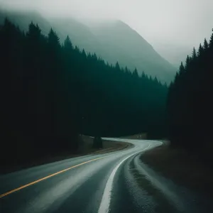 Rural Mountain Highway Bliss