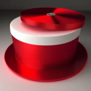 Coffee Cup on Saucer with Ribbon