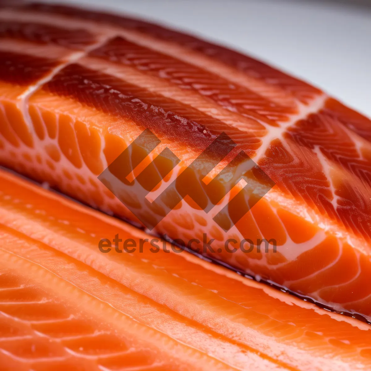 Picture of Fresh Citrus Fruit Slice with Salmon: A Healthy Gourmet Dinner