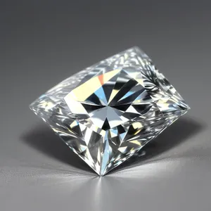 Sparkling Diamond in Glass - Symbol of Wealth