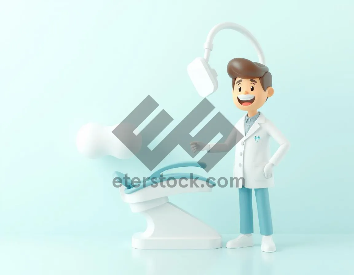 Picture of Cartoon businessman in 3D rendering