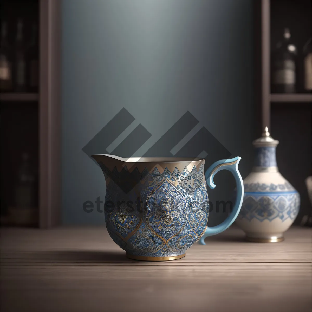Picture of Mixed Drink Teapot - Traditional Chinese Porcelain