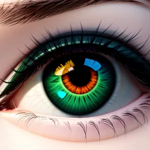 Captivating Eye Gaze - Stunning Eyebrow and Eye