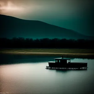 Serene Sunset over Tranquil Lake