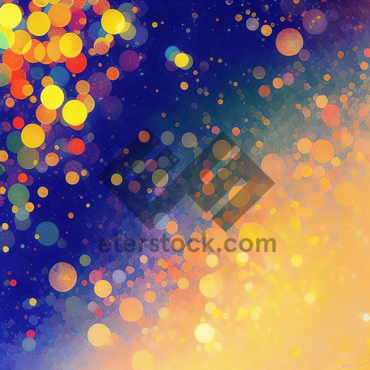 Picture of Sparkling Night Celebration: Glowing Lights and Confetti