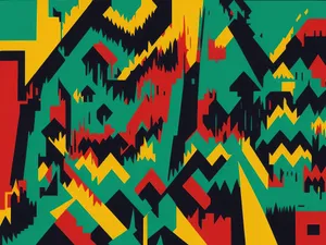 Patriotic flag design for national identity