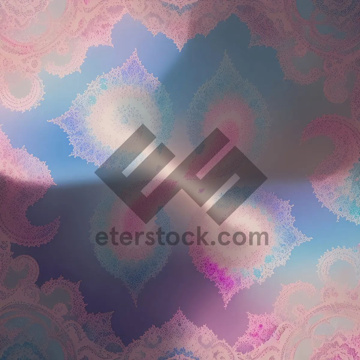 Picture of Abstract Watercolor Floral Pattern Design