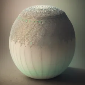 Chinese Egg-shaped Porcelain Vase