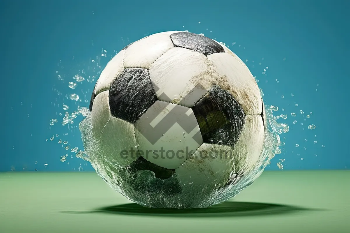 Picture of International Soccer Ball Competition: Black Flag Symbol