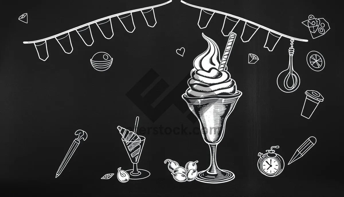 Picture of Black Glass Graphic Design Art Shape