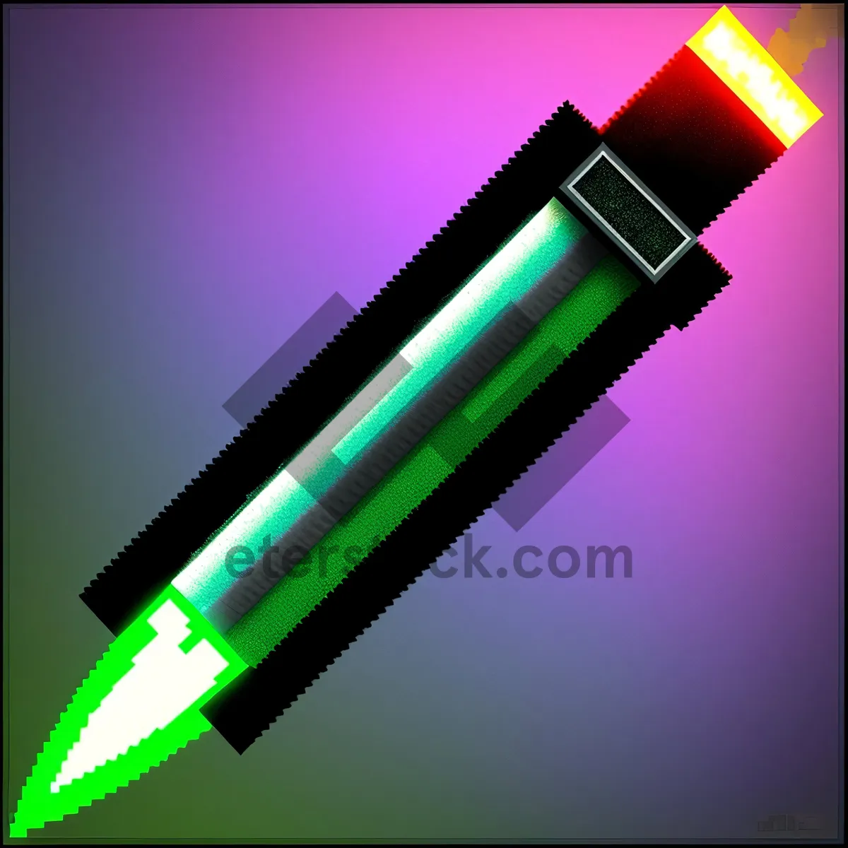 Picture of Colorful Glow Tube Design with Rainbow Lighting