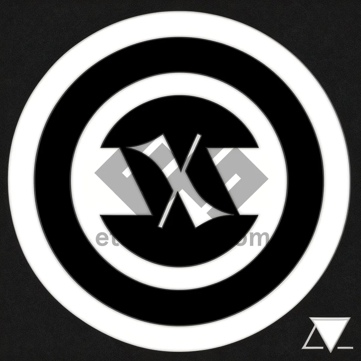 Picture of Glossy Round Business Web Icon