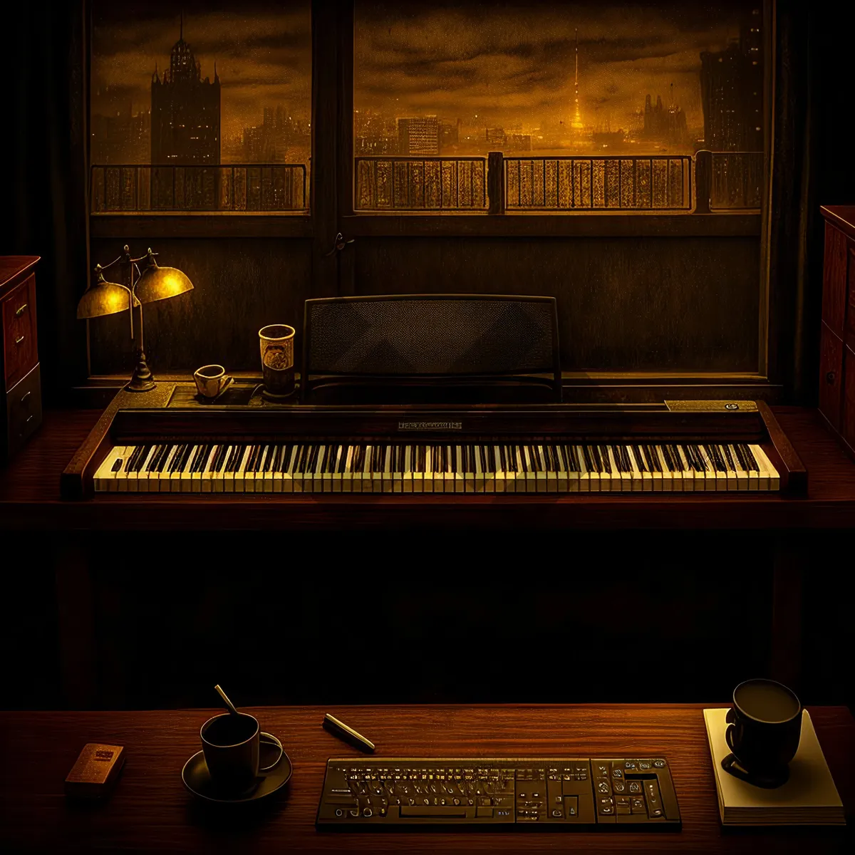 Picture of Electric Organ: Digital Keyboard Instrument for Home Music