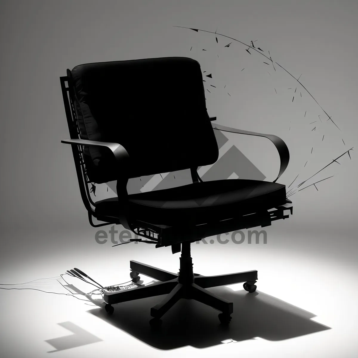 Picture of 3D Office Armchair: Modern and Professional Seating Solution