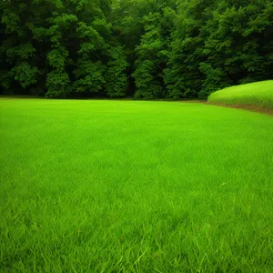 Lush Green Golf Course under Clear Summer Skies