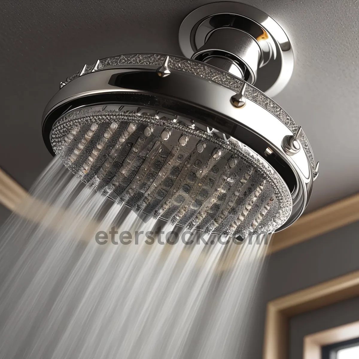 Picture of Modern Shower Fixture in Architectural Building