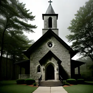 Old Bell Tower in Historic Cathedral Town