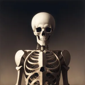 Spooky Skull - Death's Terrifying Anatomy