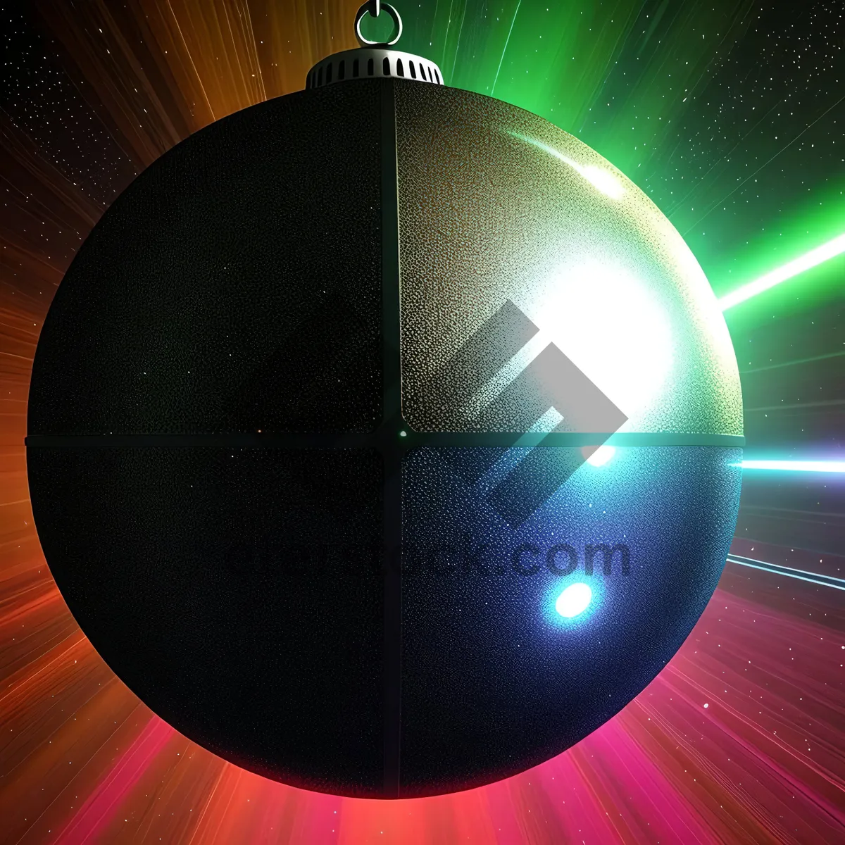 Picture of Laser Light Projection in Digital Fantasy Design