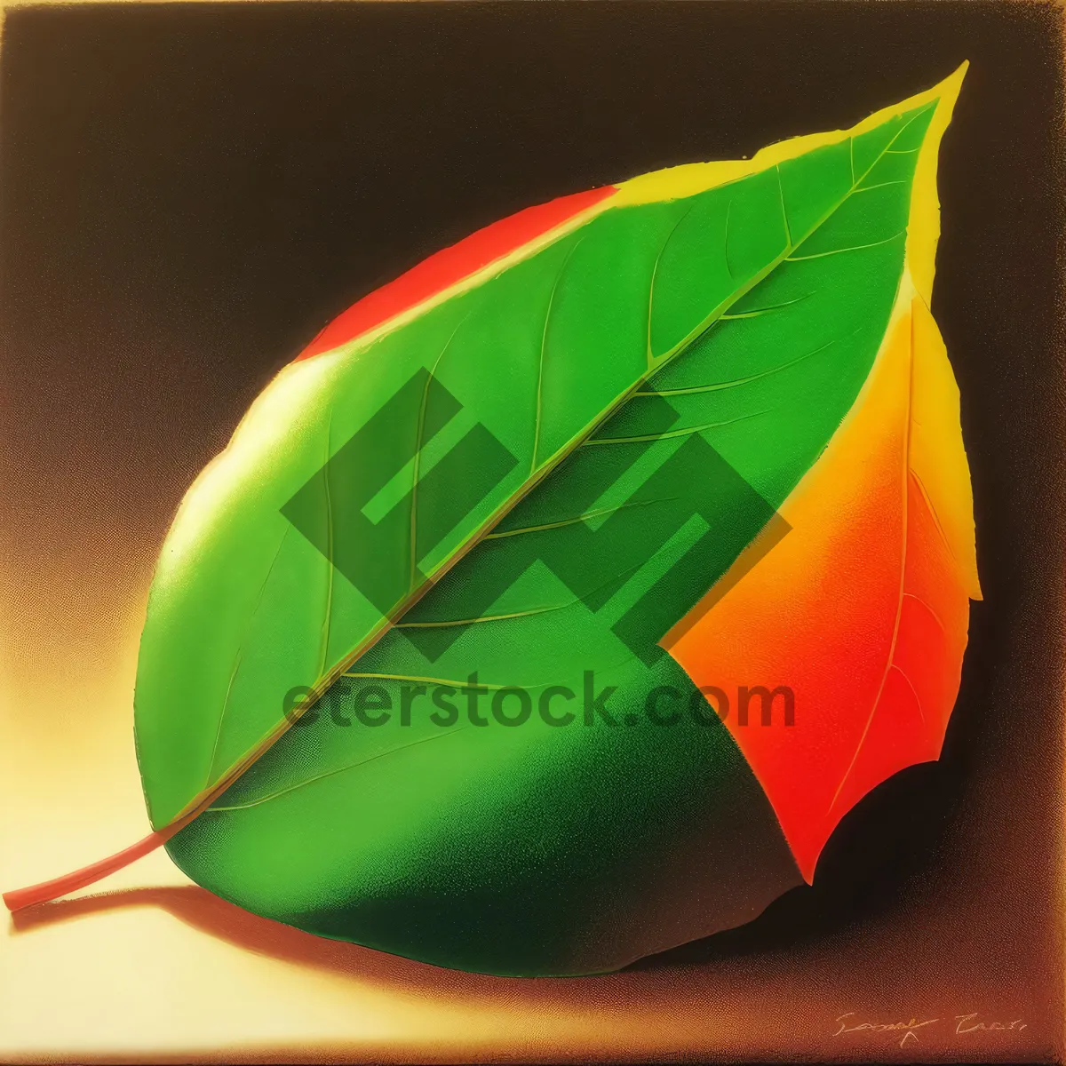 Picture of Vibrant Artistic Umbrella Design with Colorful Pinwheel and Flag