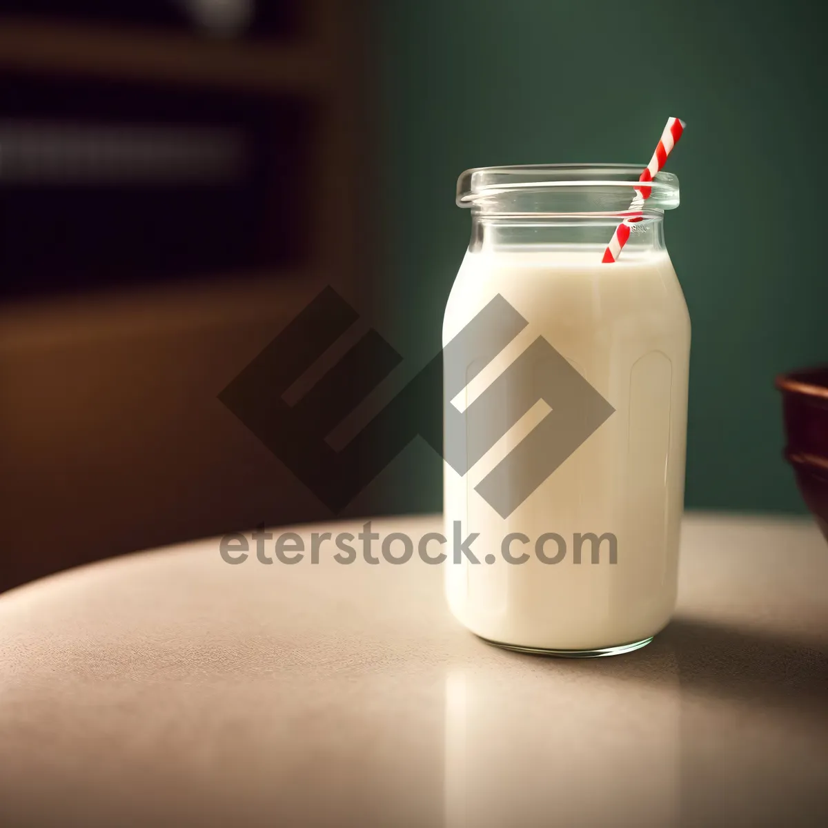 Picture of Refreshing Glass of Healthy Dairy Milk