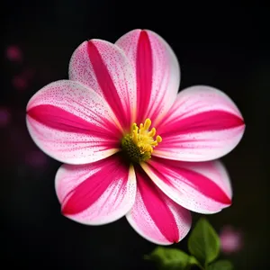 Pink Daisy Blossom in Flax Garden