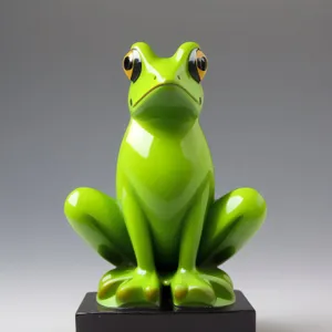 Colorful 3D Poison Frog Puppet in Wildlife