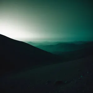 Serenity at Sunset: Majestic Mountain View