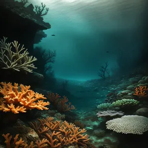 Exotic Coral Reef - Vibrant Life Below