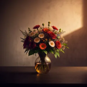 Breathtaking Wedding Floral Bouquet in Vase