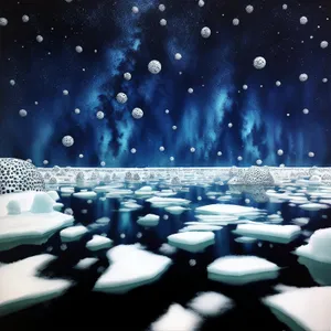 Enchanting Nighttime Stage Lighting in Classroom Hall