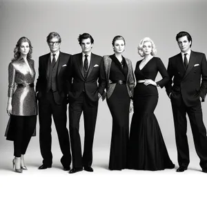 Successful Corporate Team in Business Attire