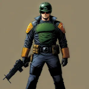 Skilled Ski Technician Ensuring Safety on the Slopes