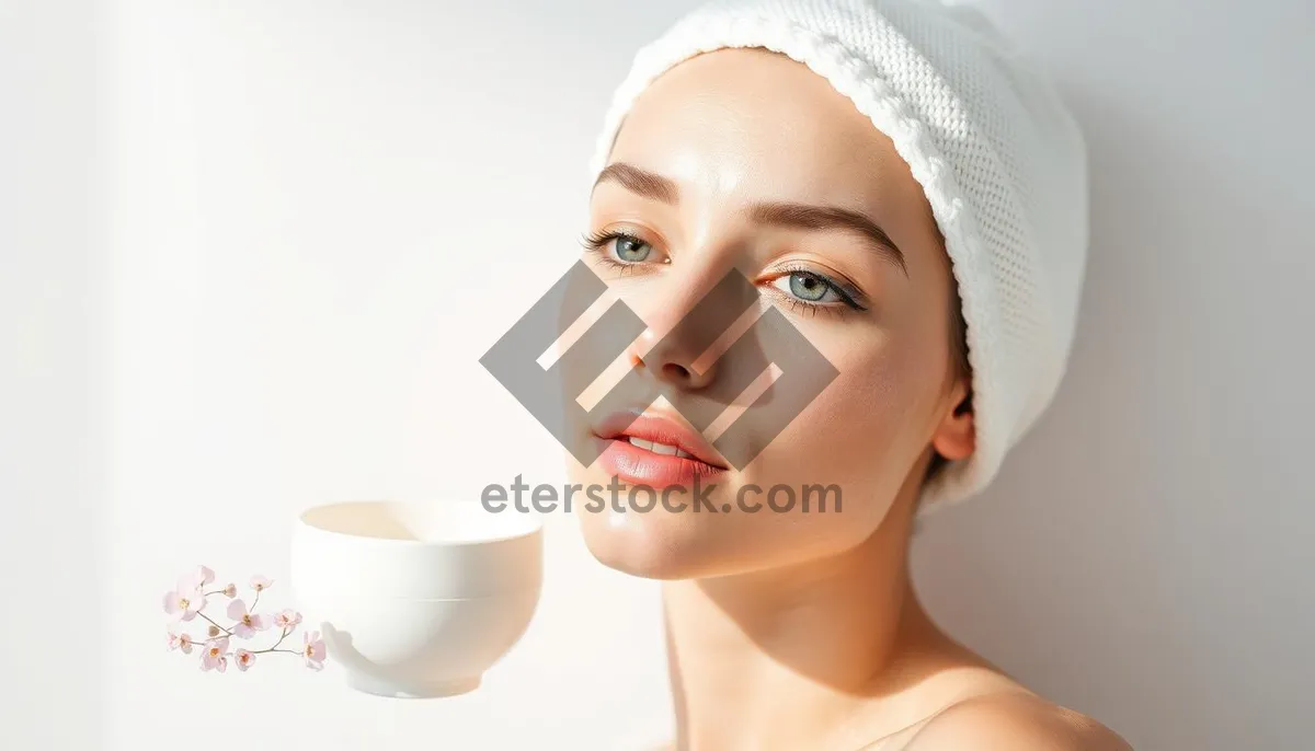 Picture of Attractive lady with fresh, clean skincare.