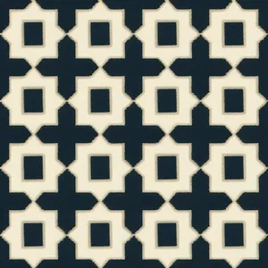 Black geometric square tile mosaic pattern backdrop design