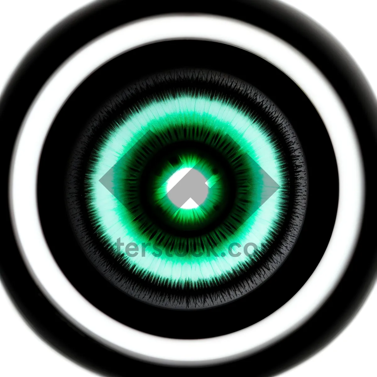 Picture of Glossy 3D Eyebrow Icon Design