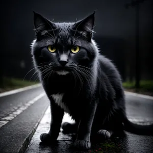 Furry Tabby Kitten with Adorable Whiskers