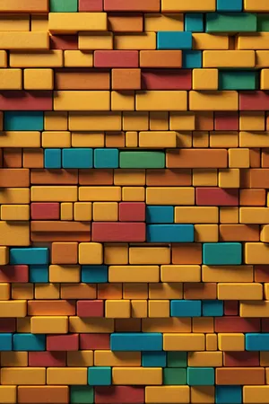 Seamless brick wall texture design for wallpaper