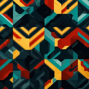 Colorful mosaic flag design - France symbol illustration.