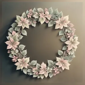 Vintage Floral Antique Frame Design